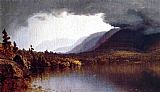 Sanford Robinson Gifford Famous Paintings - A Coming Storm on Lake George